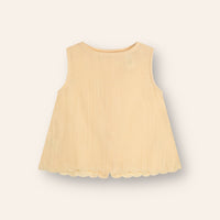 ILLOURA THE LABEL NORA BLOUSE: BUTTER