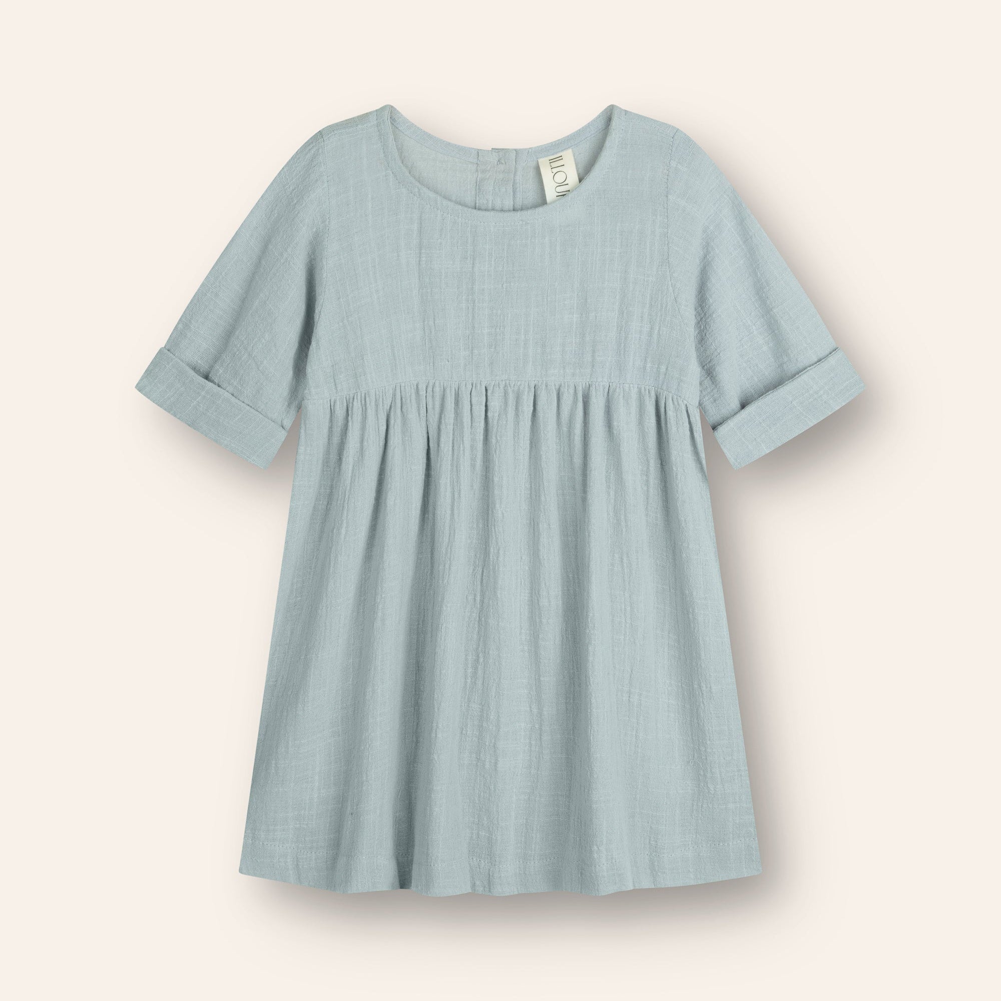 ILLOURA THE LABEL KOA DRESS: PALE INDIGO