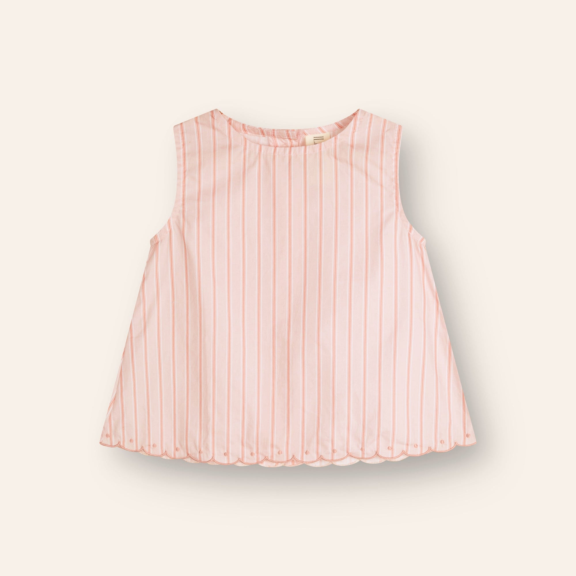 ILLOURA THE LABEL NORA BLOUSE: PINK STRIPE