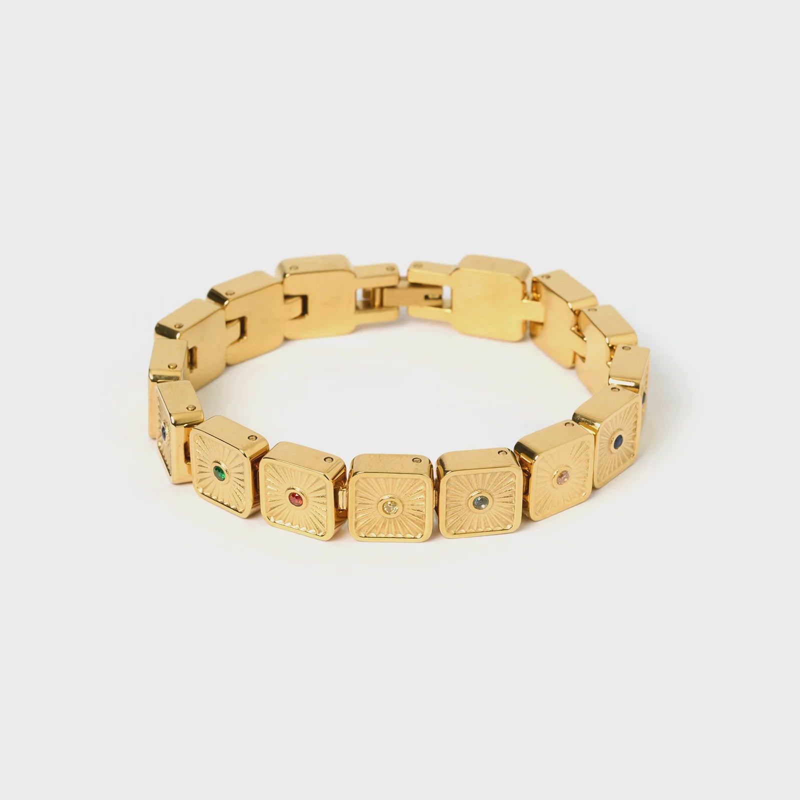 ARMS OF EVE JASPER GOLD BRACELET