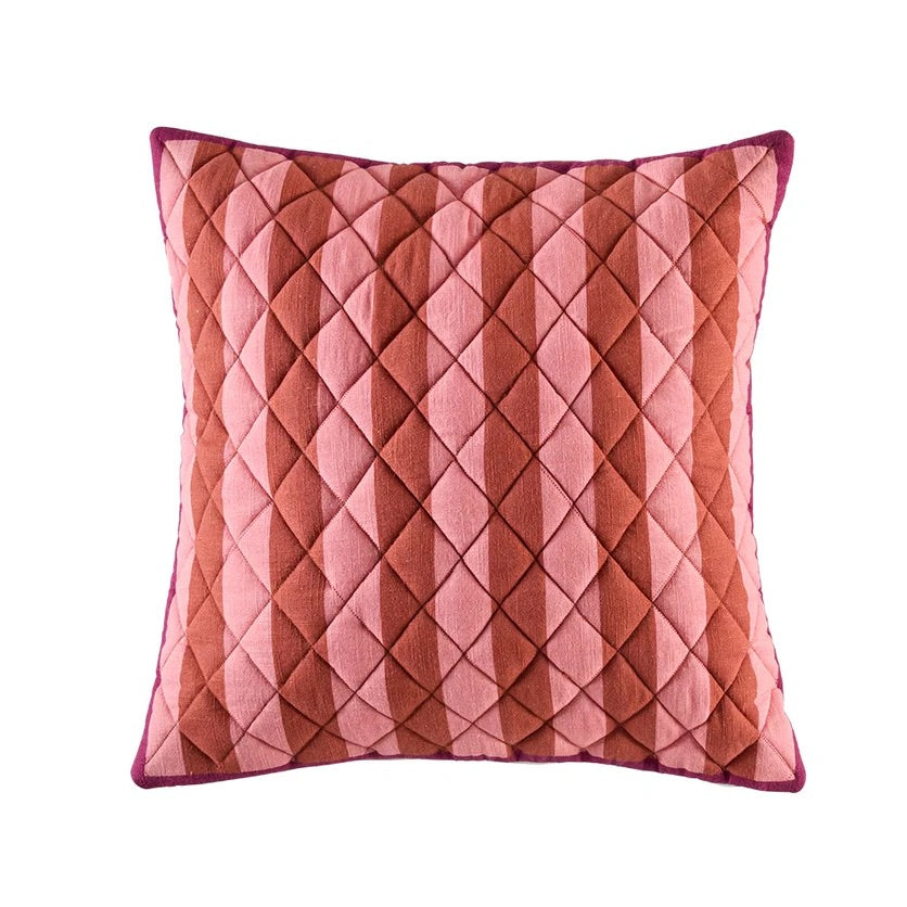 BEN DAVID BY KAS JESTER CUSHION: TERRACOTTA