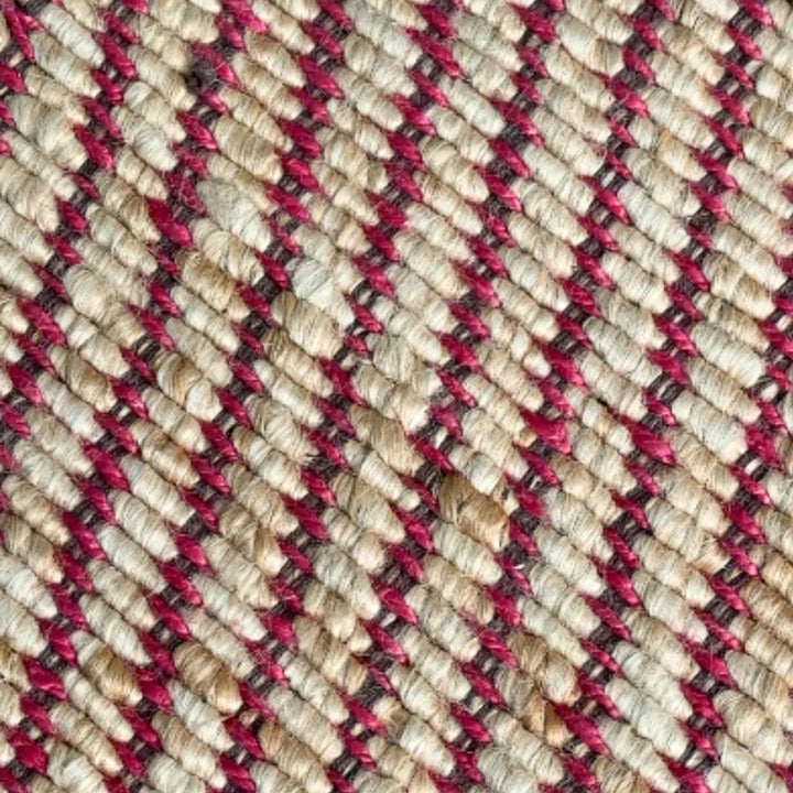BONNIE AND NEIL FRIDA PINK JUTE RUG: MEDIUM