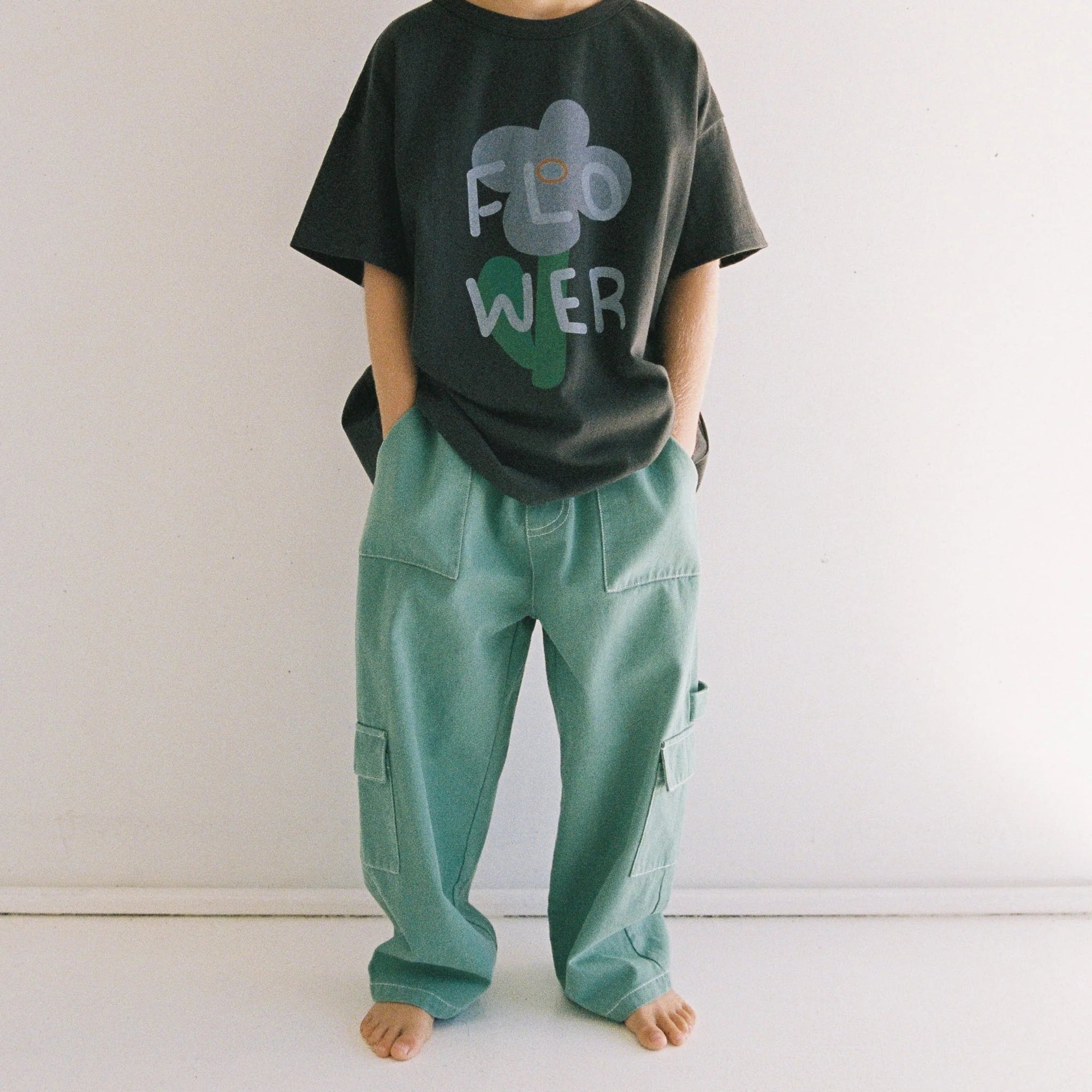 JUNI SCOTTIE PANTS: GREEN