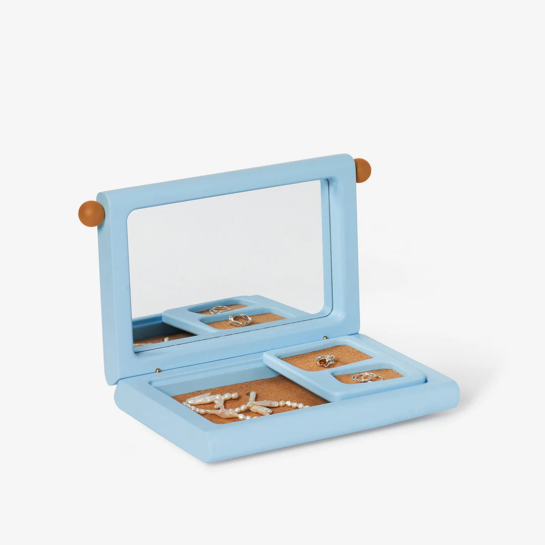 AREAWARE JEWELY JEWELLERY BOX: BLUE