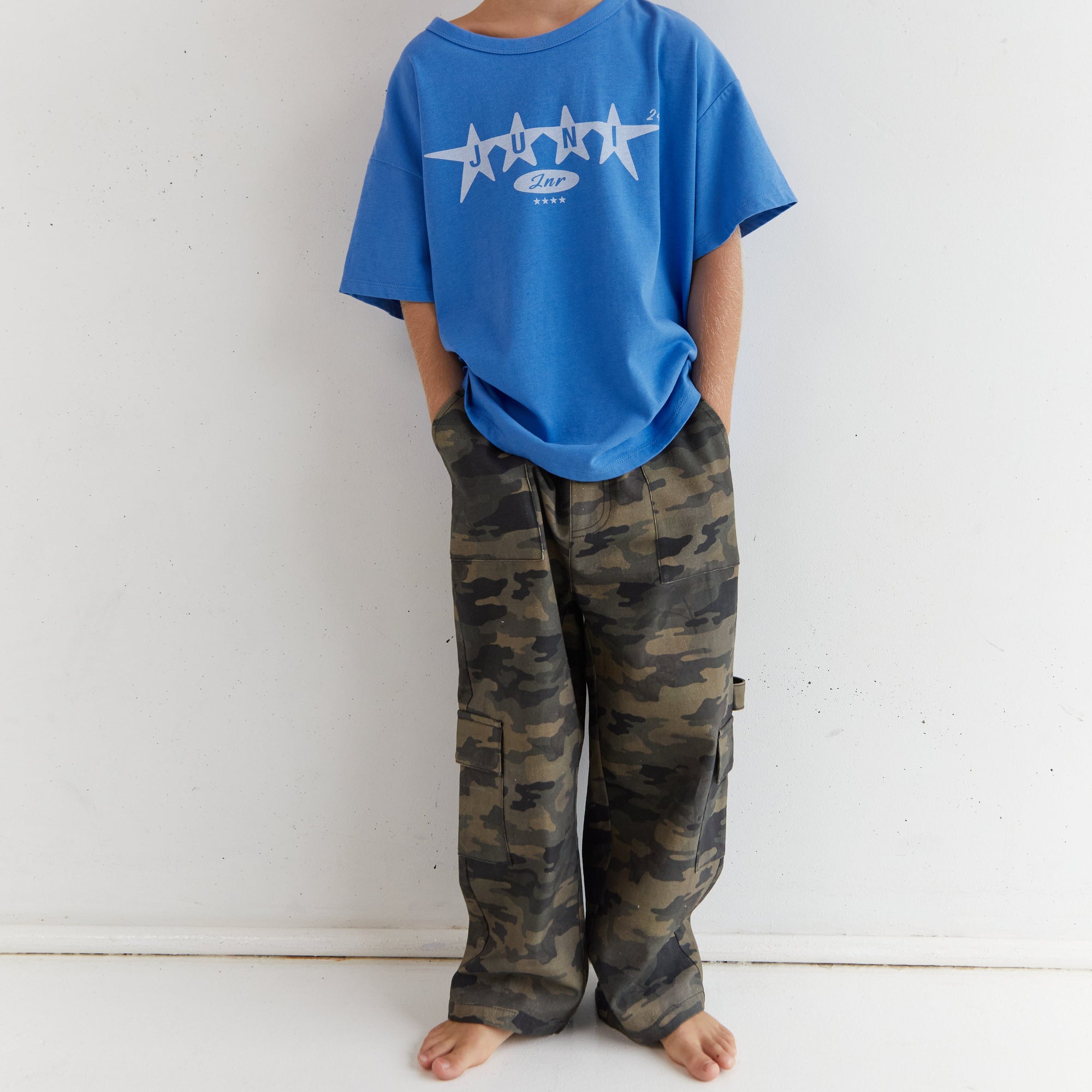 JUNI JNR SCOTTIE PANT: CAMO