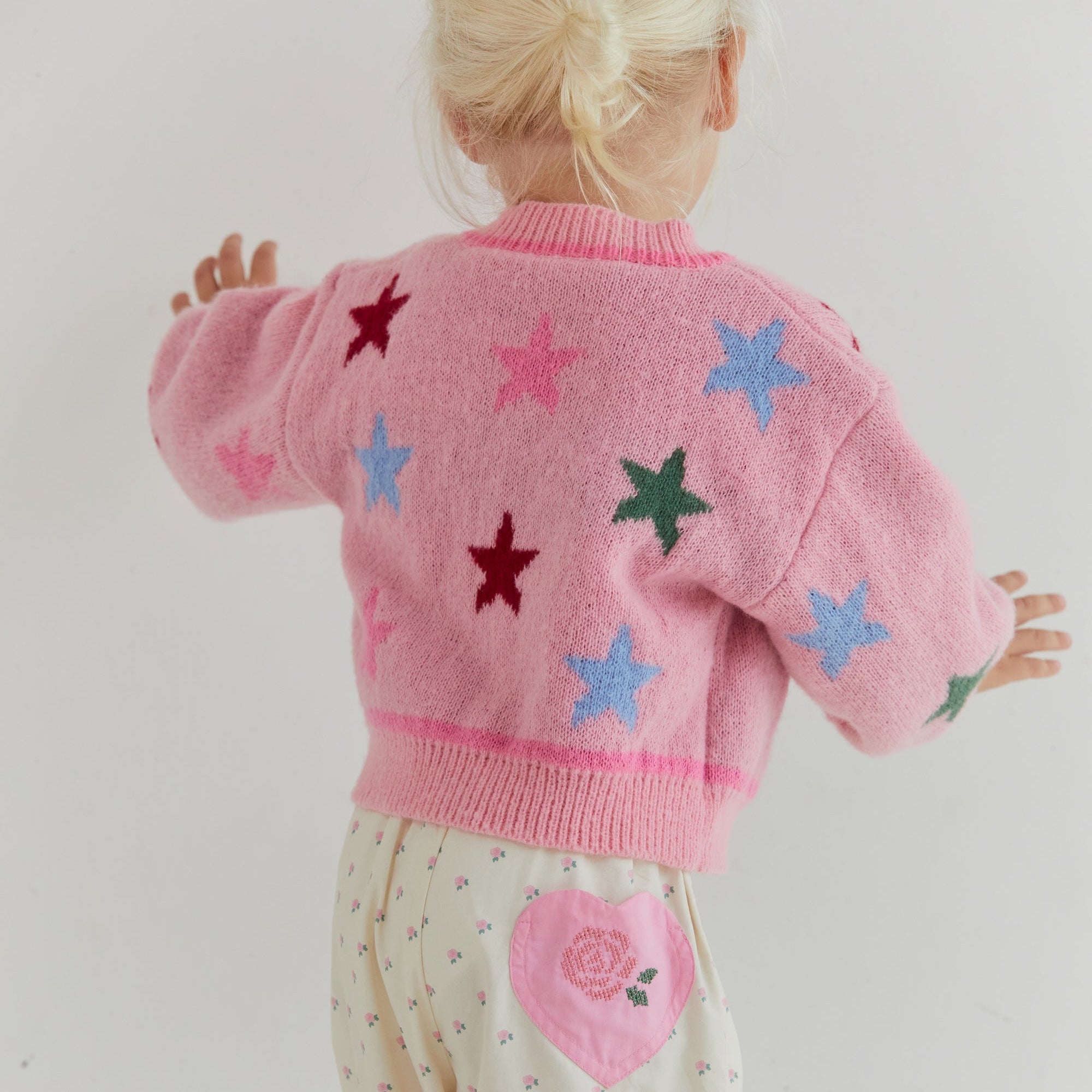 JUNI JNR STAR CARDIGAN: STARS