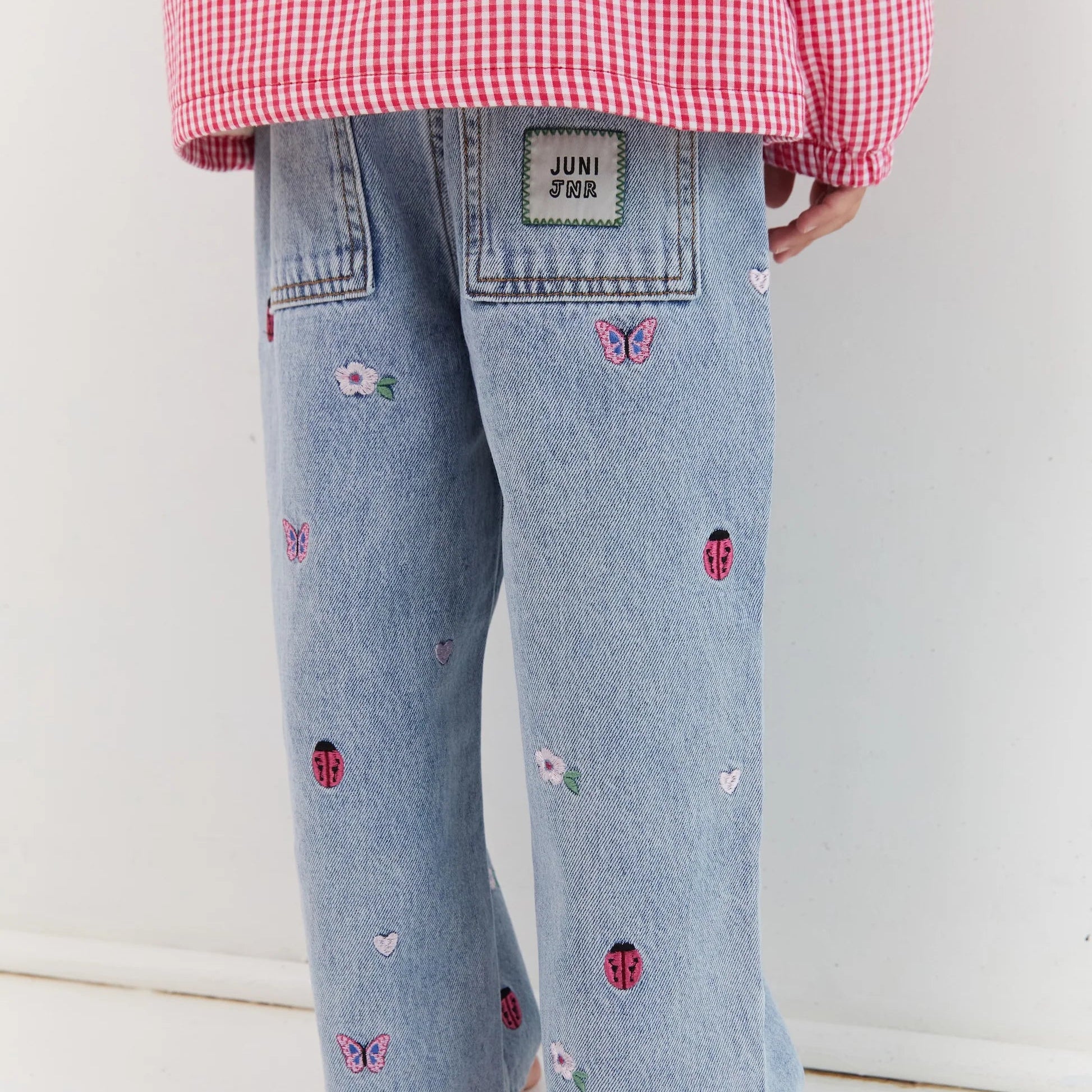 JUNI JNR BLAIR JEAN: GARDEN EMBROIDERY