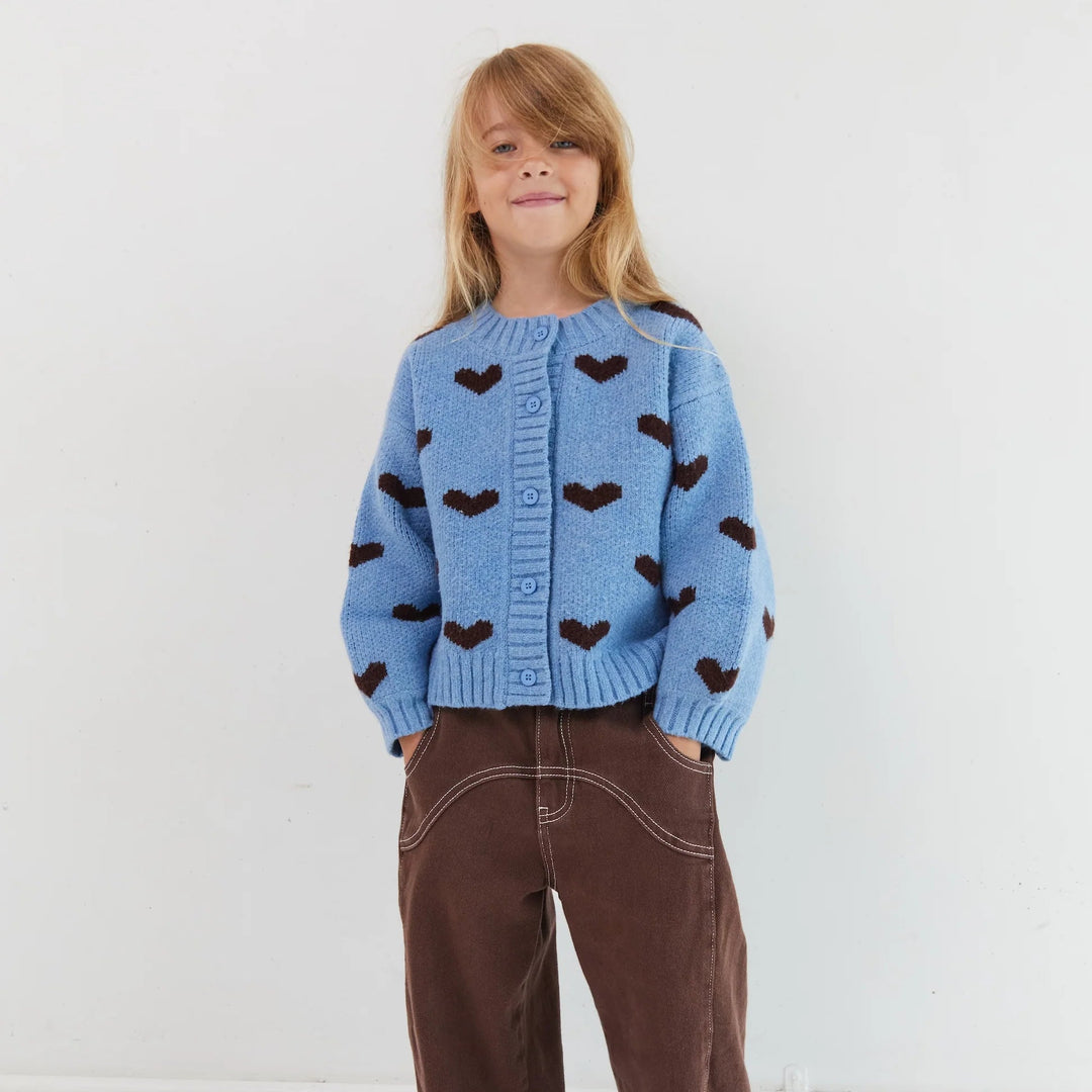 JUNI JNR SWEETHEART CARDIGAN