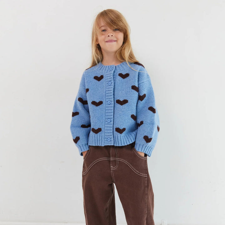 JUNI JNR SWEETHEART CARDIGAN