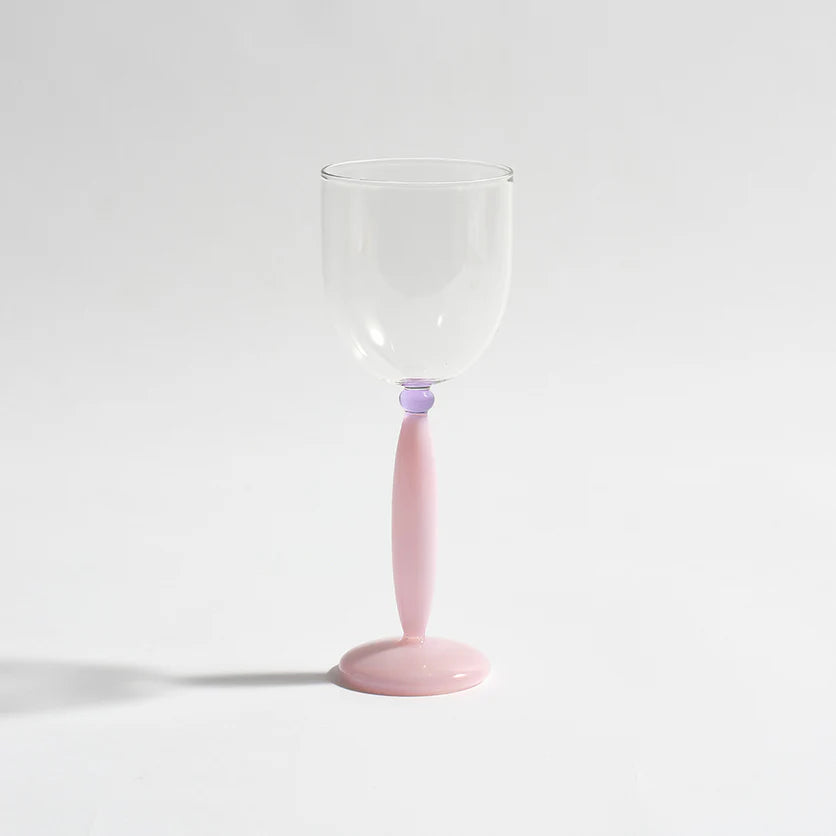 BEN DAVID BY KAS KYOTO WINE GLASS PAIR: PINK