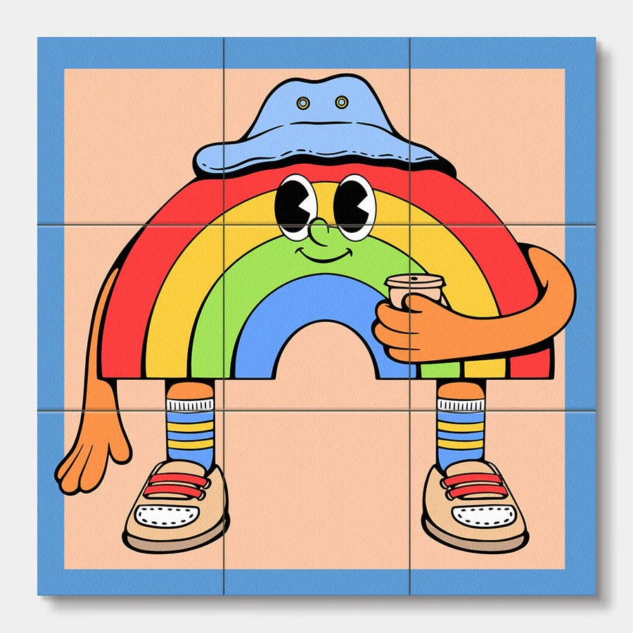 JOURNEY OF SOMETHING COOL DUDES WOODEN BLOCKS