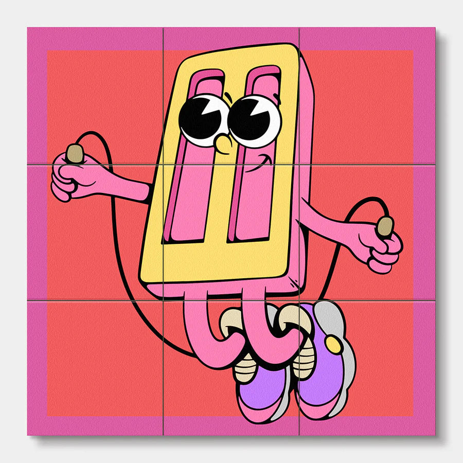 JOURNEY OF SOMETHING COOL DUDES WOODEN BLOCKS