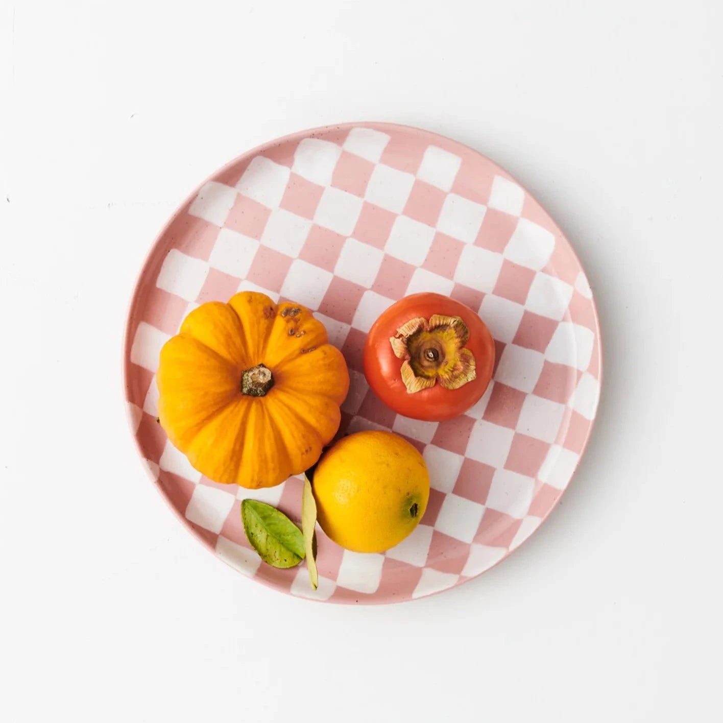 KIP & CO CHECKERED PLATE: SET OF TWO