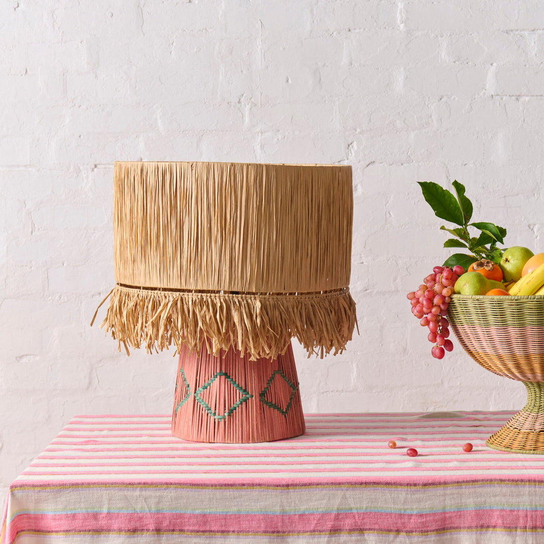 KIP &amp; CO COMO RAFFIA LAMP