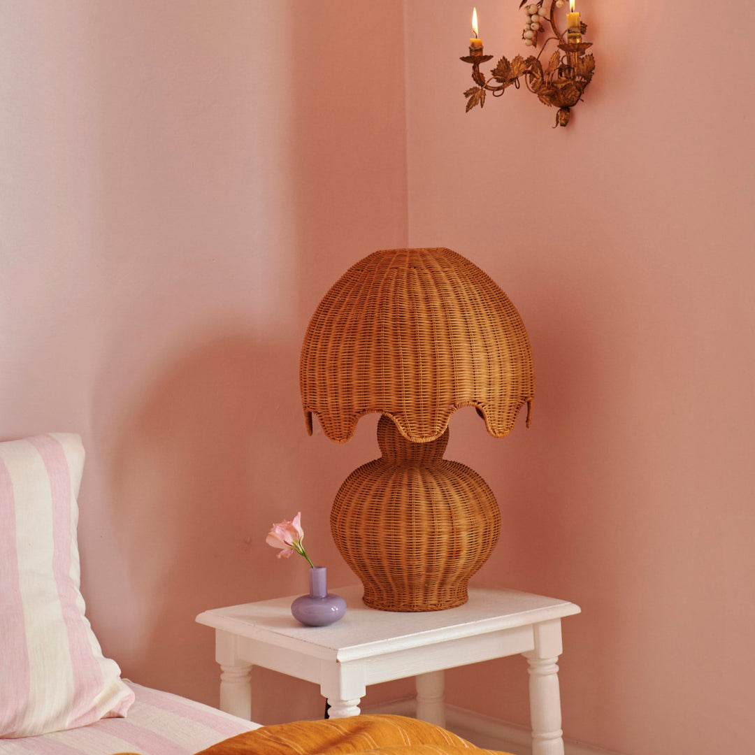 KIP &amp; CO GENIE RATTAN LAMP