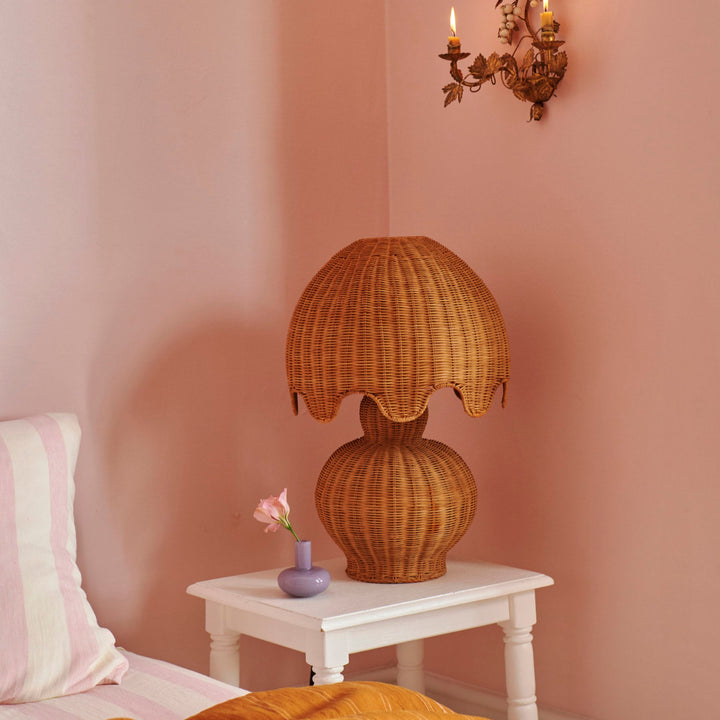 KIP &amp; CO GENIE RATTAN LAMP
