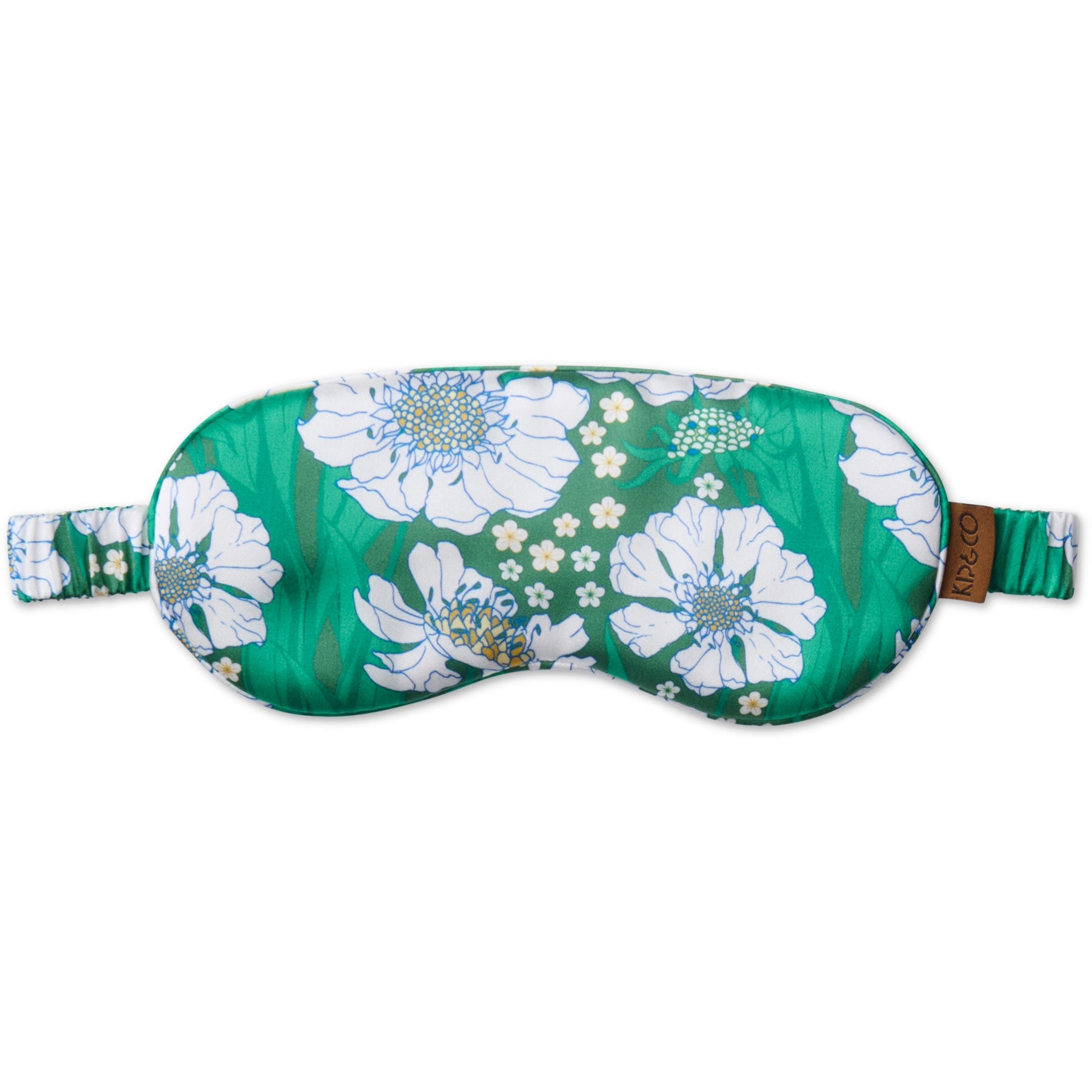 KIP & CO SILK EYE MASK: TUMBLING FLOWERS