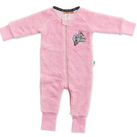 KIP & CO X MAY GIBBS KING KOOKABURRA SHERPA LONG SLEEVE ZIP ROMPER