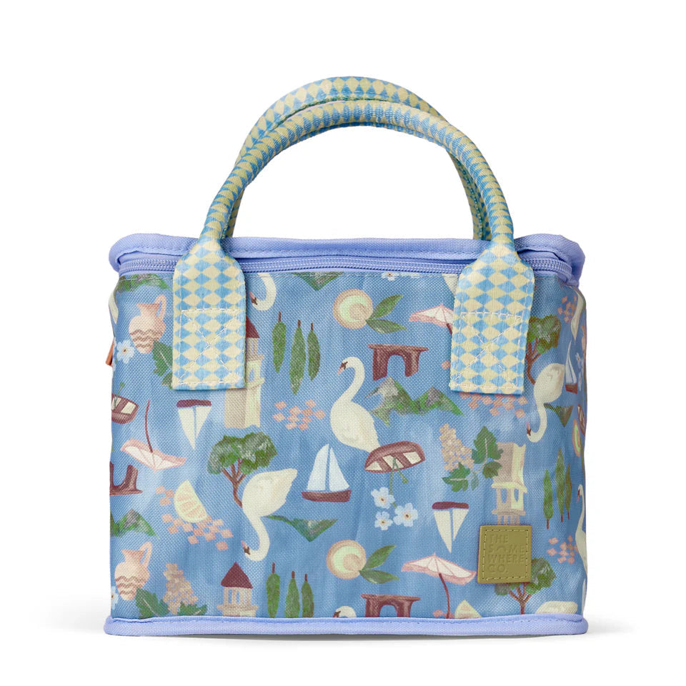 THE SOMEWHERE CO LUNCH BAG: SWAN LAKE