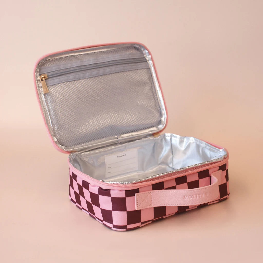 FOX & FALLOW MINI LUNCH BOX: CHERRY CHECK