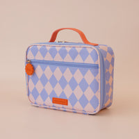 FOX & FALLOW MINI LUNCH BOX: BLUE DIAMONDS
