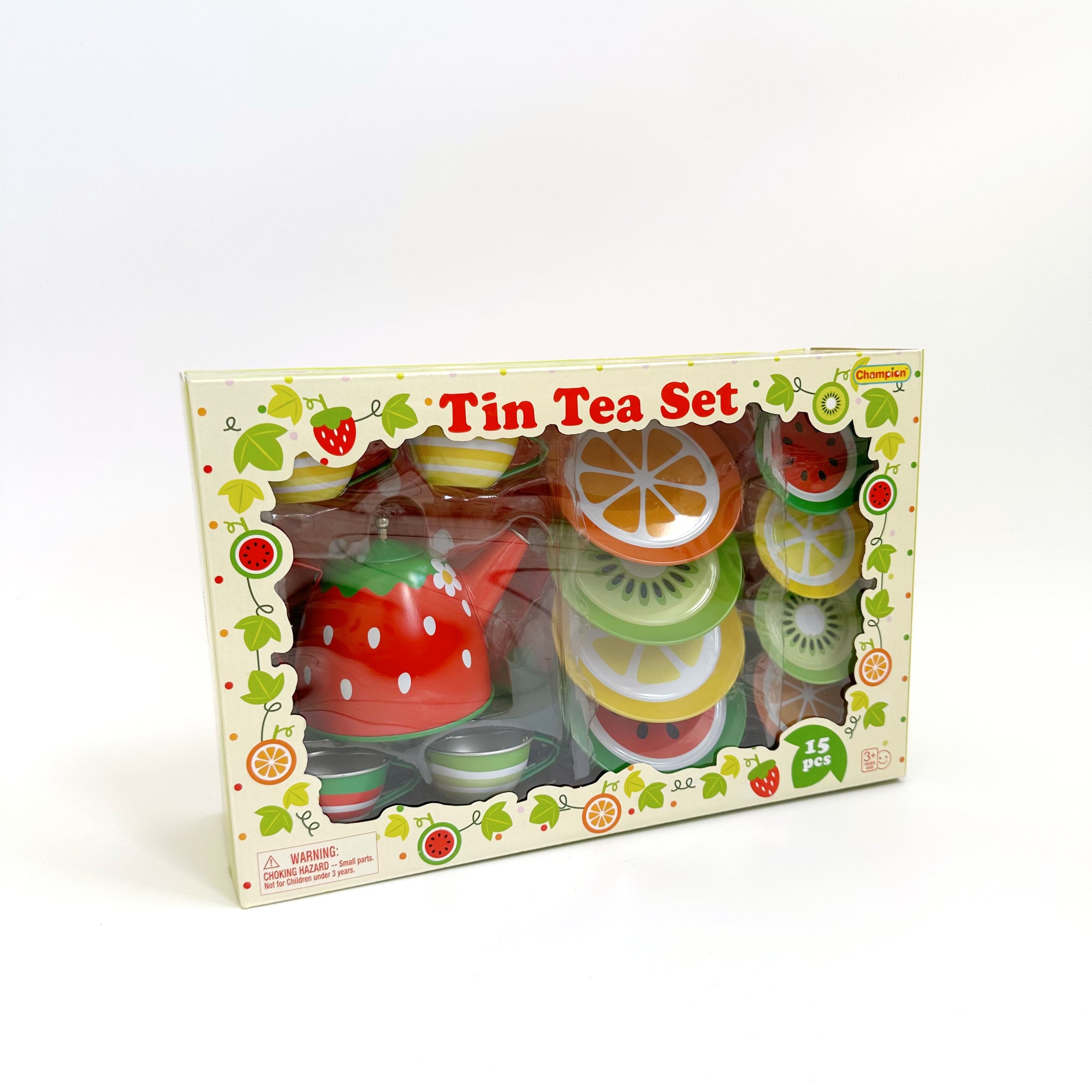 FRUIT TIN TEA SET