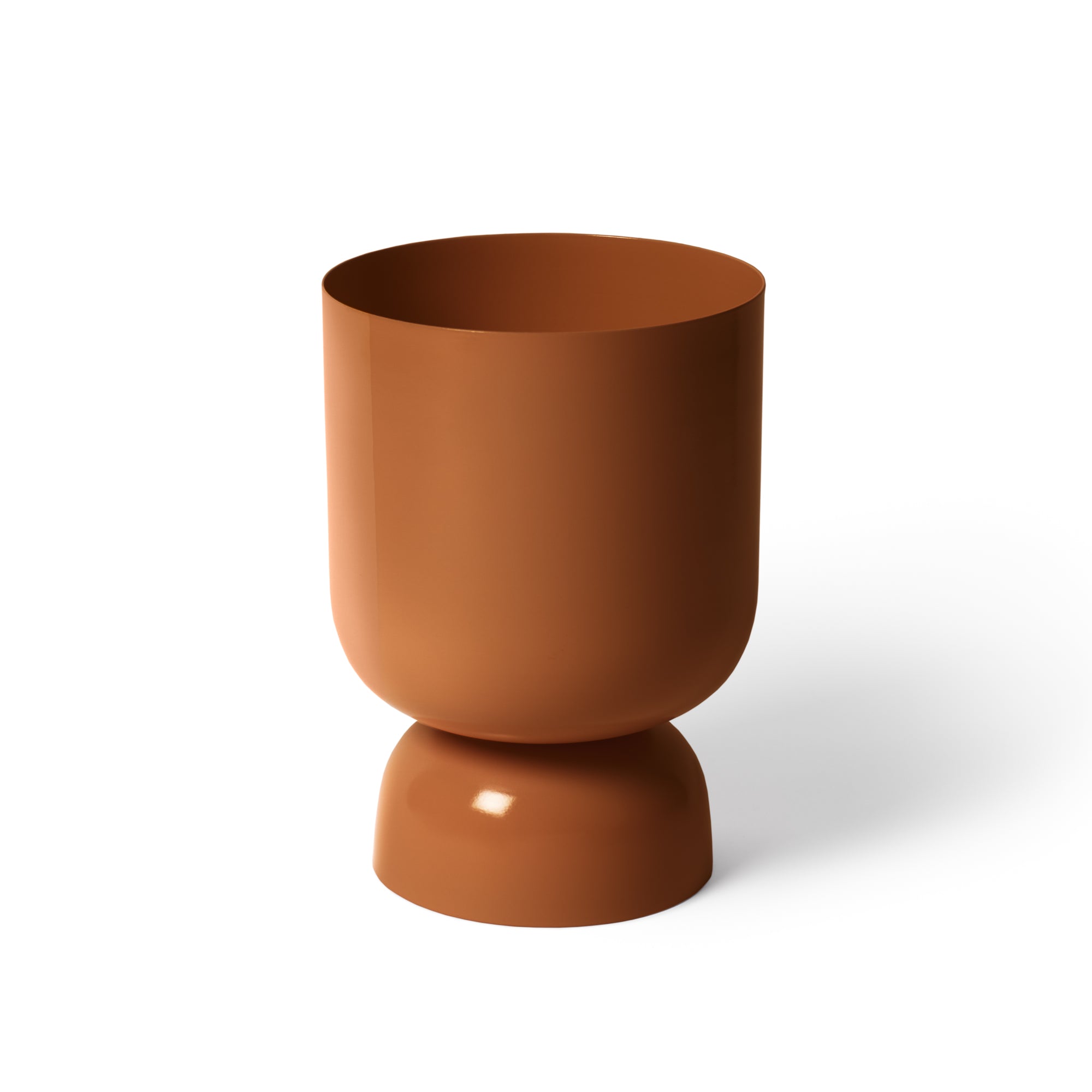 LIGHTLY GOBLET PLANTER: NUTMEG