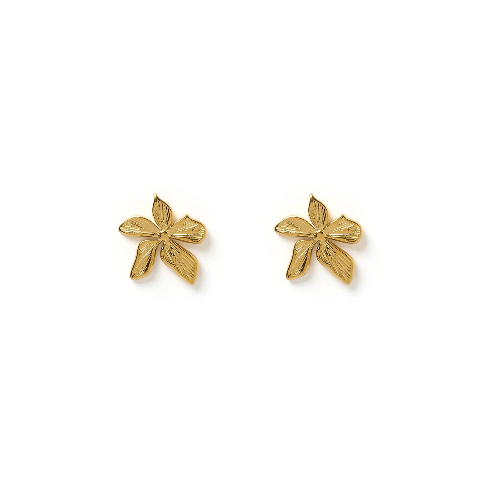 ARMS OF EVE LILY GOLD EARRINGS