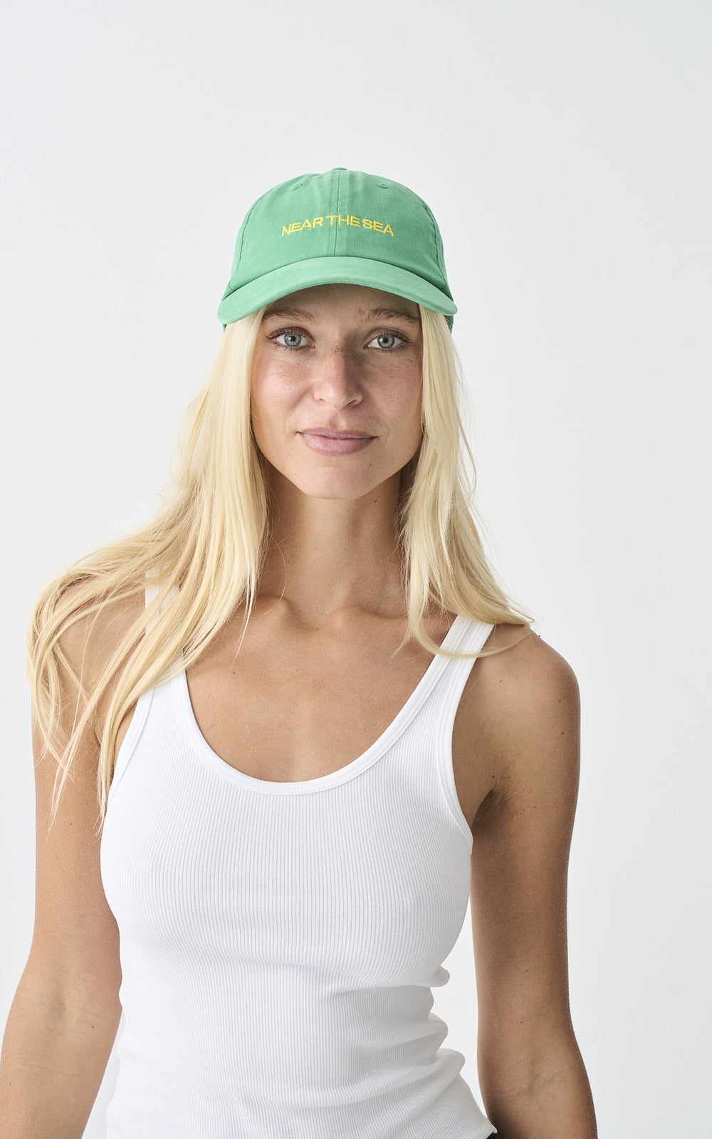 Near The Sea Logo Cap Green - adults cap