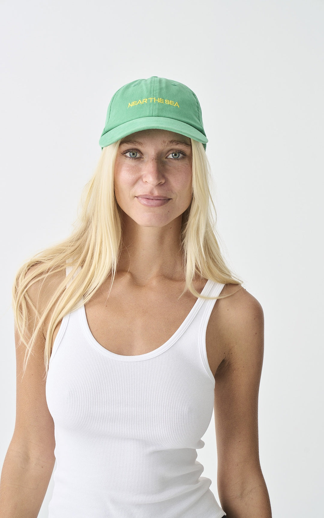 Near The Sea Logo Cap Green - adults cap