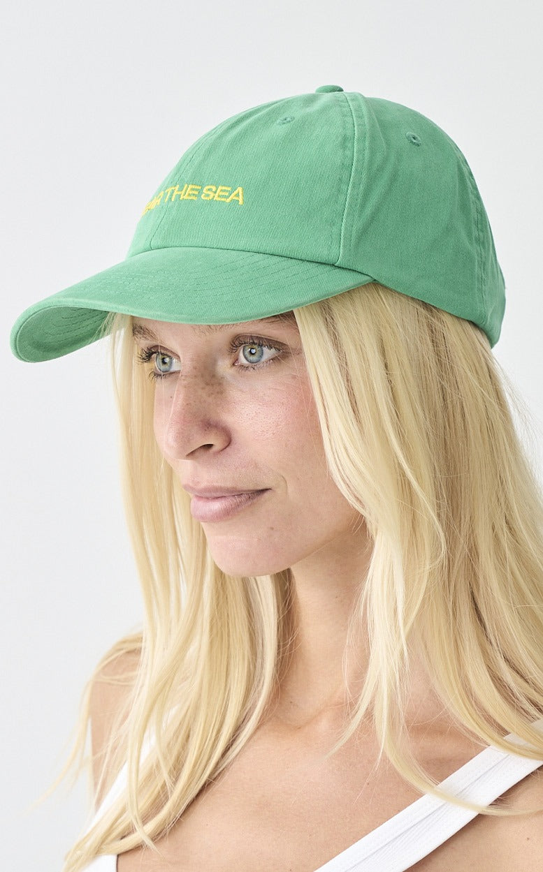 Near The Sea Logo Cap Green - adults cap