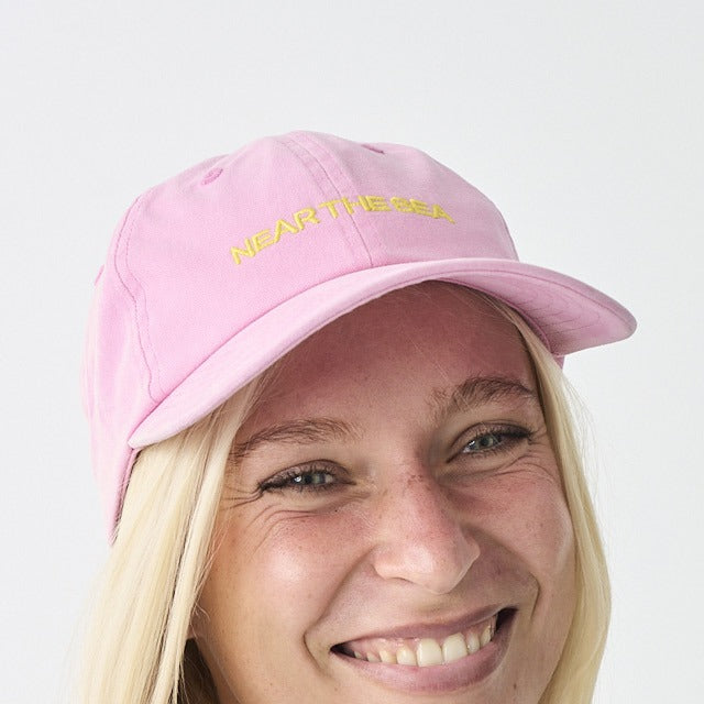 Near The Sea Logo Cap Pink - adults cap