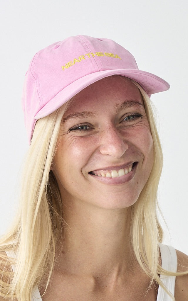 Near The Sea Logo Cap Pink - adults cap
