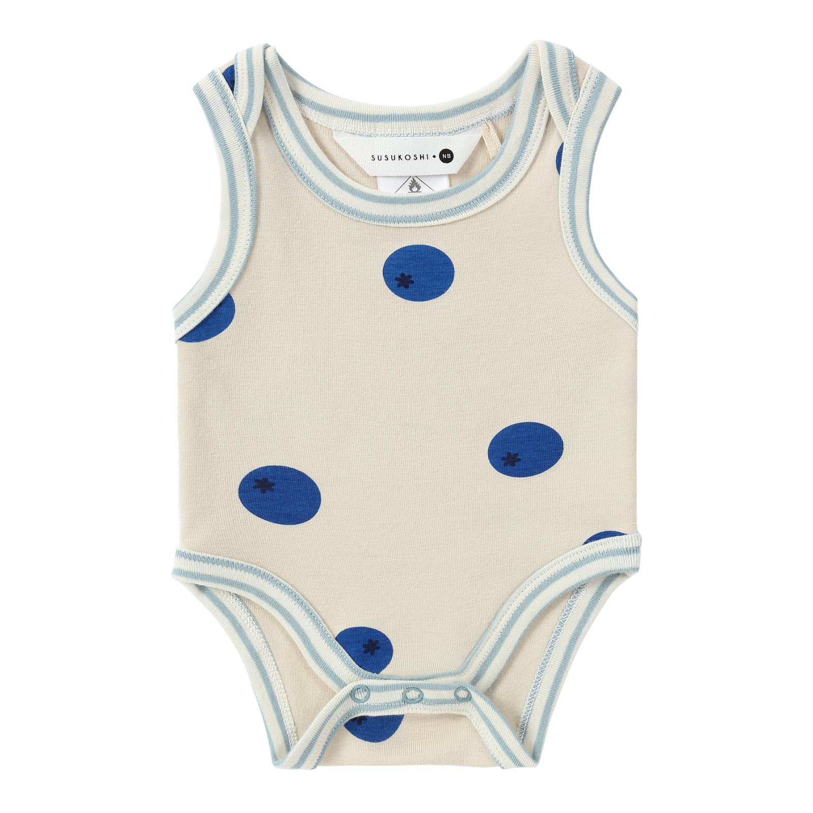 SUSUKOSHI RETRO LAPPED SUIT: BLUEBERRIES