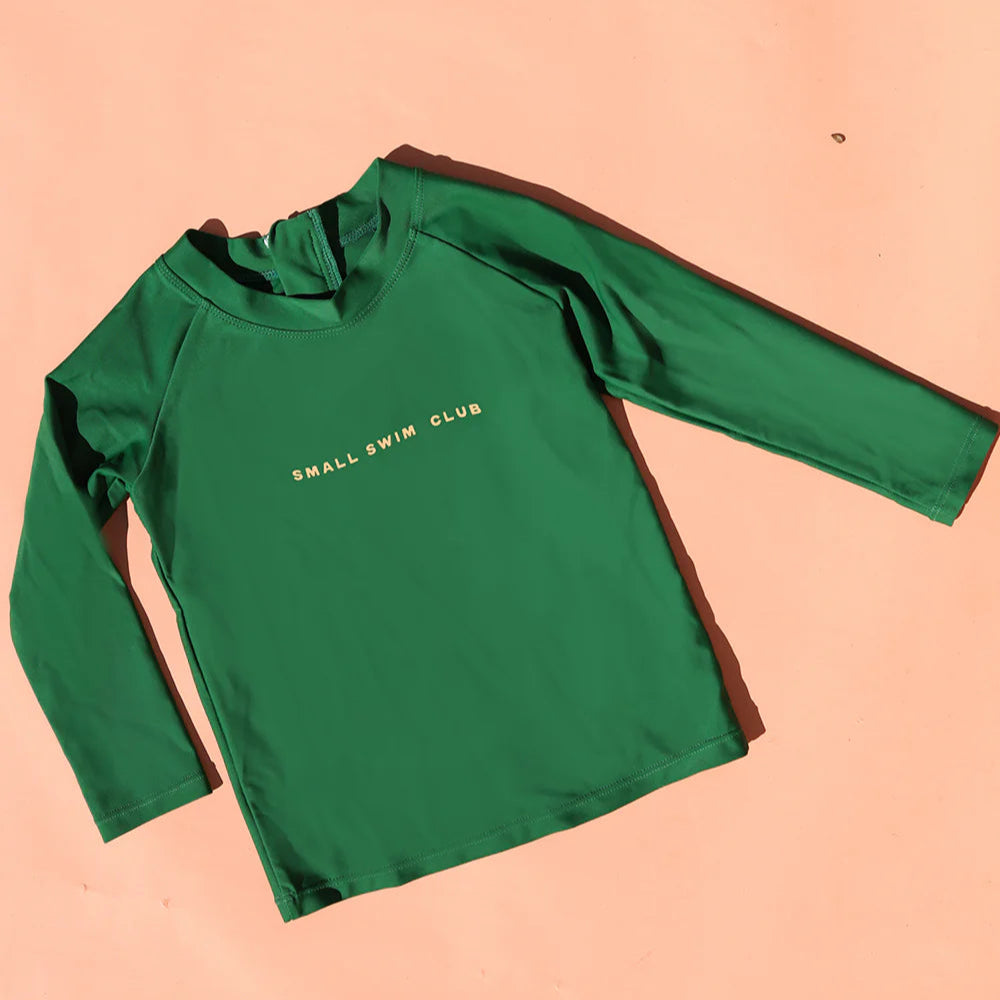 SMALL SWIM CLUB FOREST LONG SLEEVE RASHIE