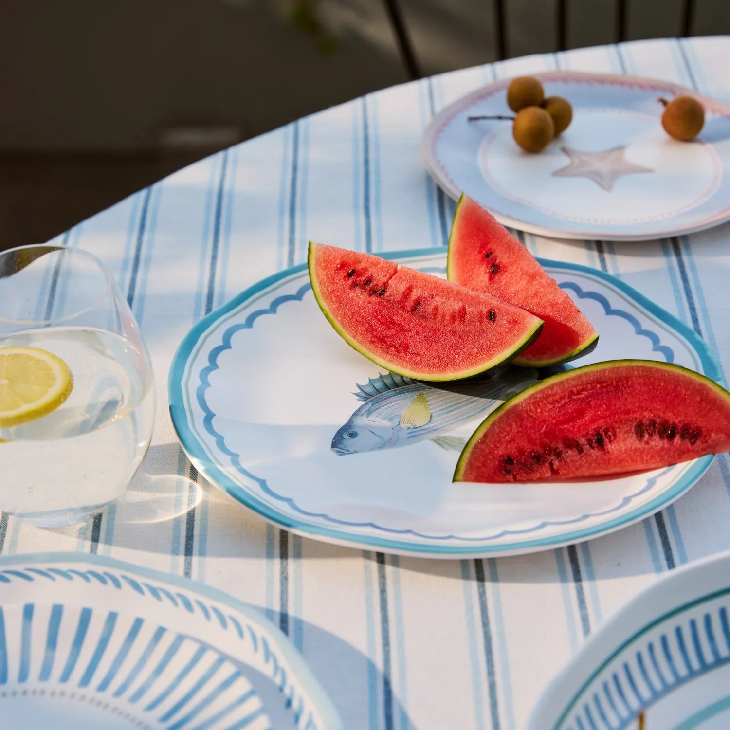 LA MER MELAMINE LARGE PLATE