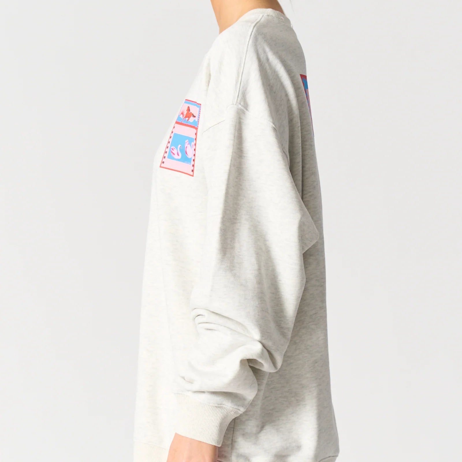 WALNUT MELBOURNE LOS ANGELES SWEATSHIRT: BELLUNO VENETO GREY