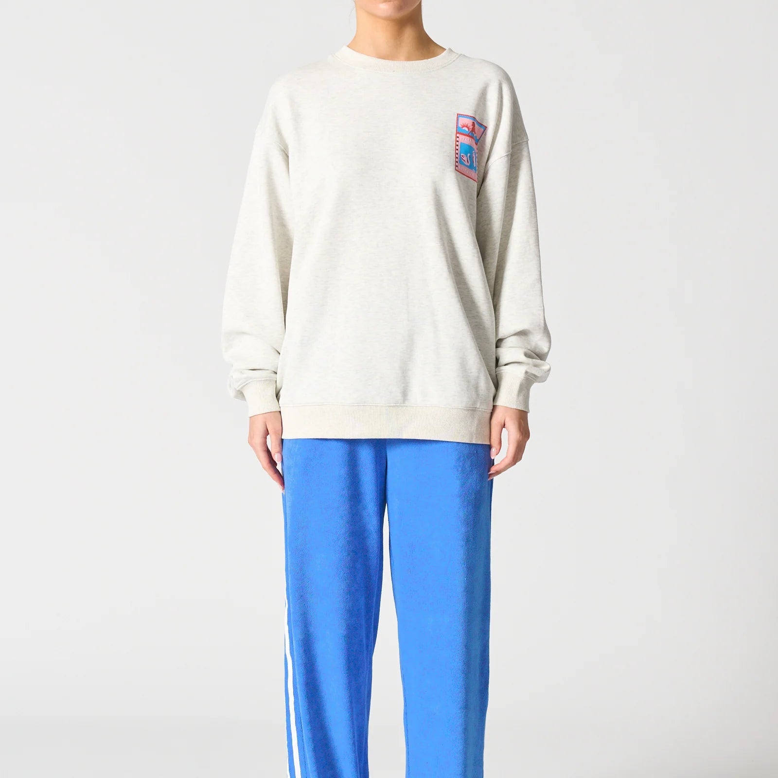 WALNUT MELBOURNE LOS ANGELES SWEATSHIRT: BELLUNO VENETO GREY