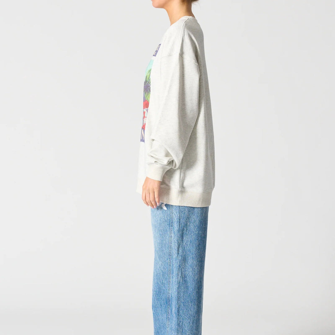 WALNUT MELBOURNE LOS ANGELES SWEATSHIRT: HOTEL FELIX GREY