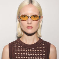 EDERA LUCIA SUNGLASSES: MILK HAVANA