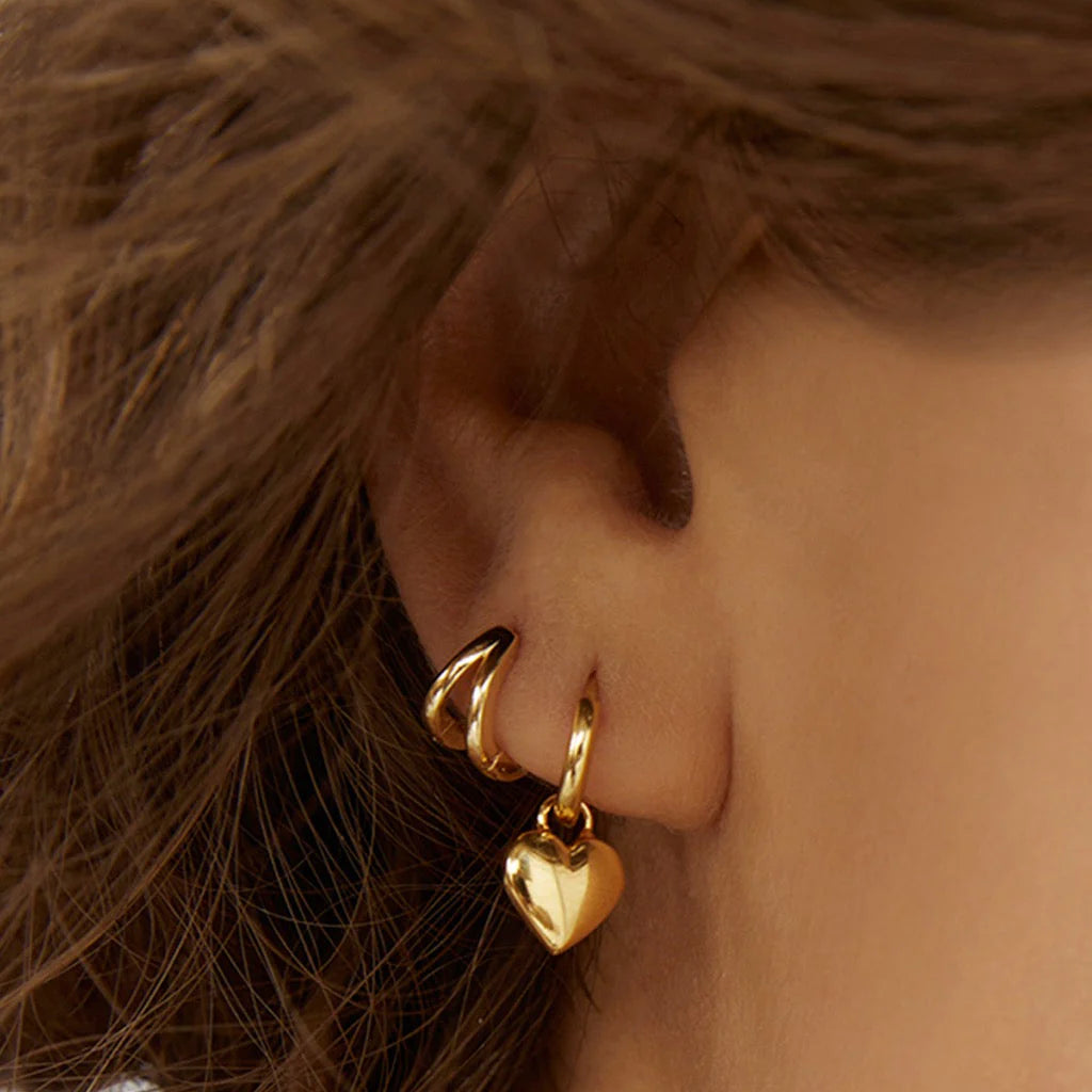 ARMS OF EVE TREASURE EARRINGS: GOLD