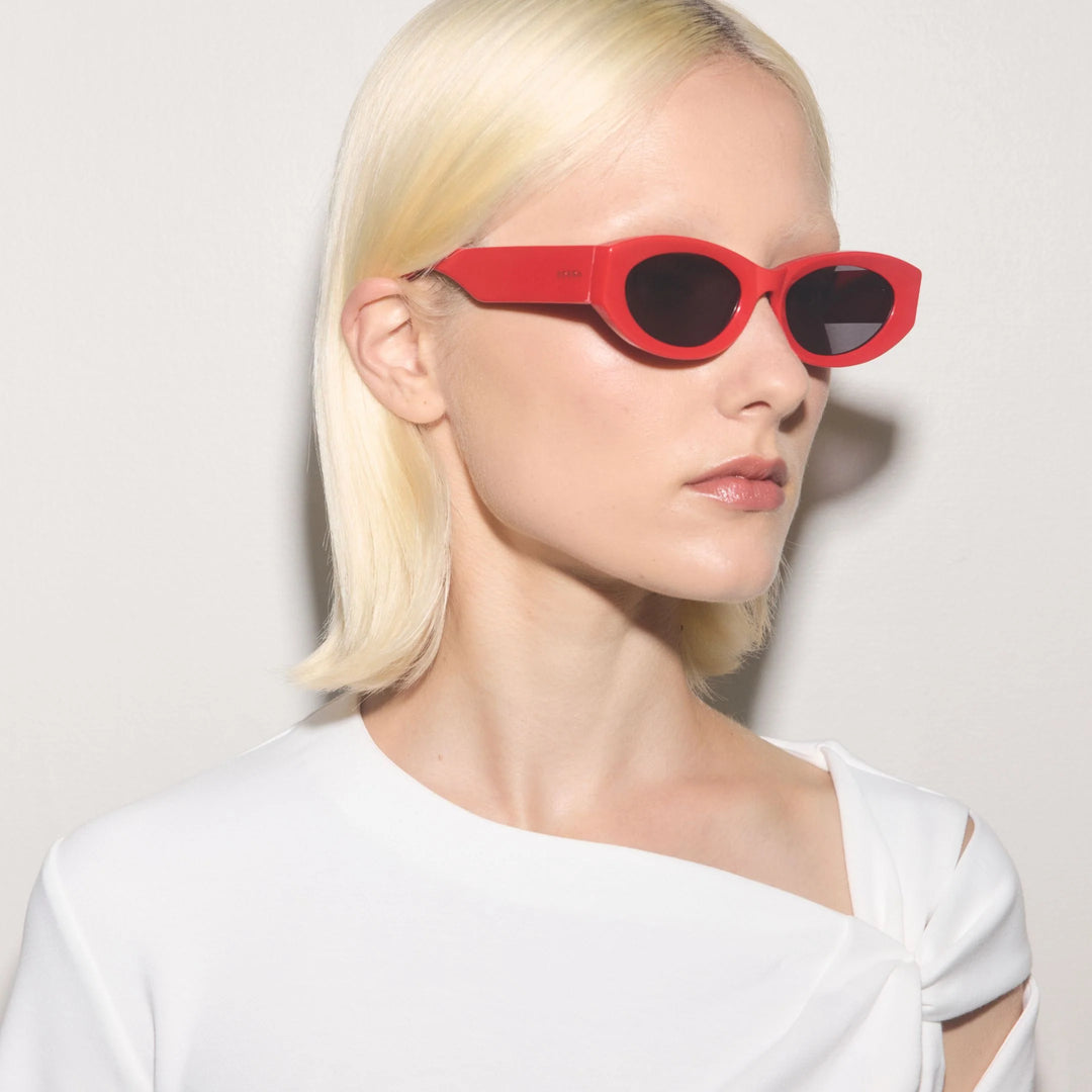 EDERA MARGAUX SUNGLASSES: CHERRY RED