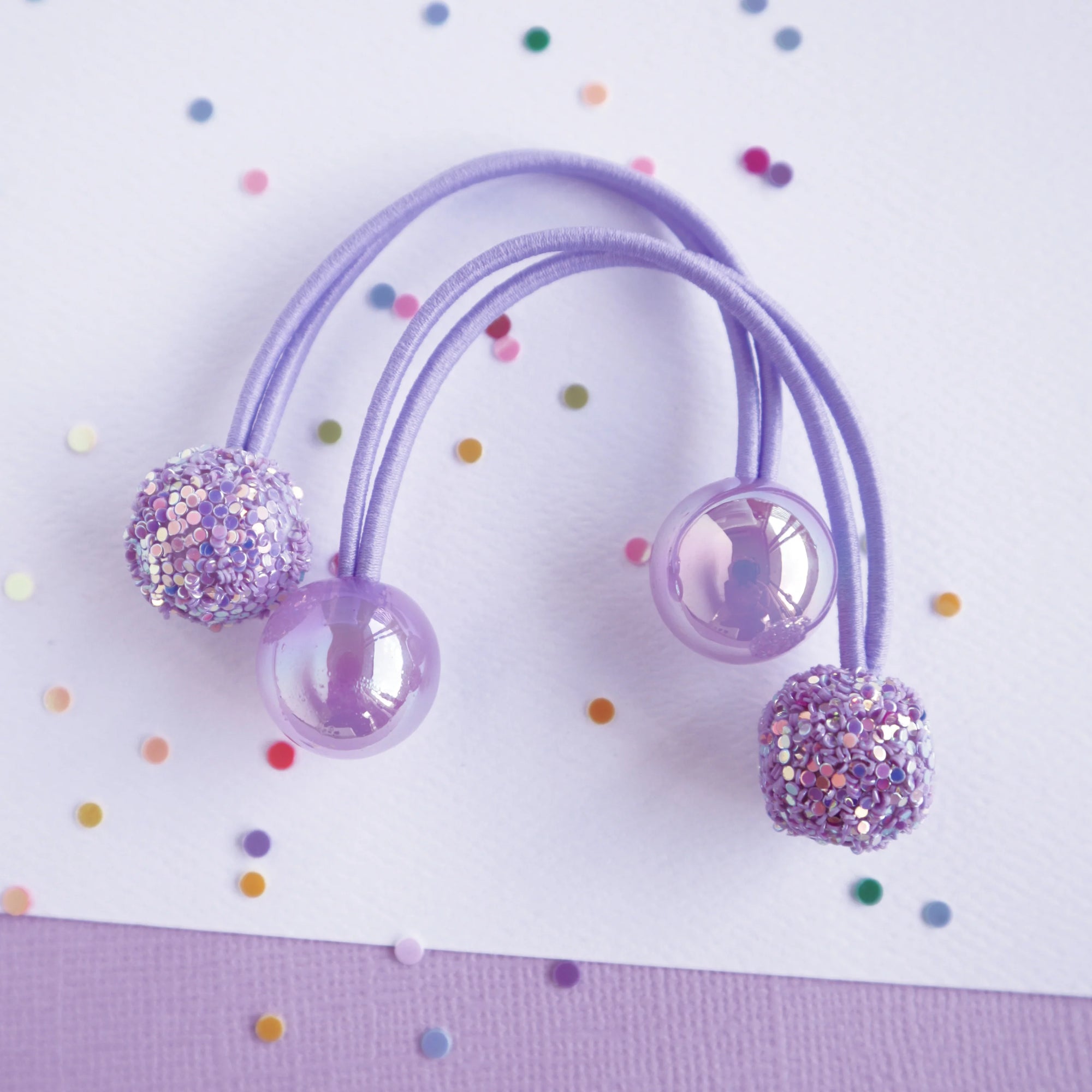 LAUREN HINKLEY SPARKLE GEM BOBBLES: MAUVE