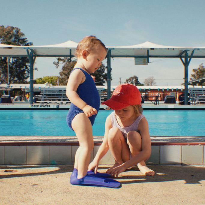 GOLDEN CHILD THE GOLDEN GIRL FULL PIECE SWIMSUIT: ELECTRIC