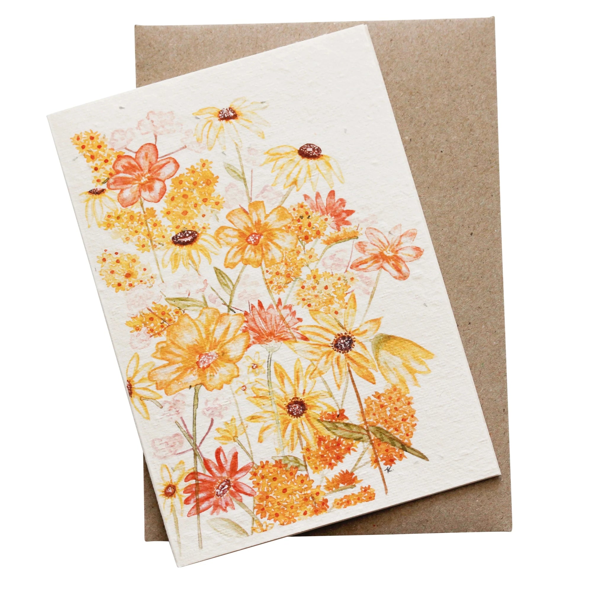 HELLO PETAL SHADES OF SUNSHINE BLOOMING CARD