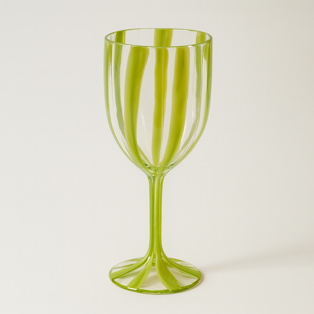 CABANA ACRYLIC WINE GLASS: MINT