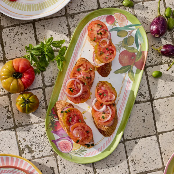 FIESTA MELAMINE OVAL PLATTER
