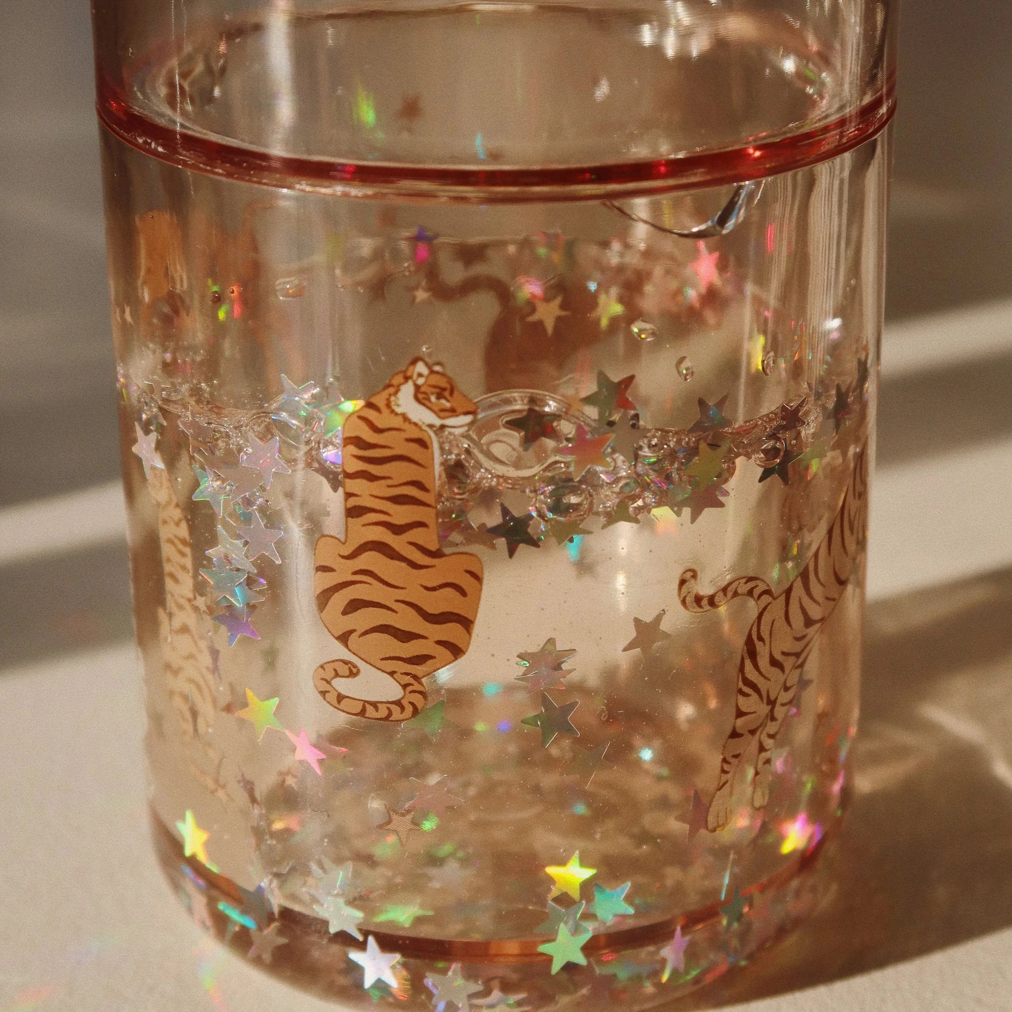 KONGES SLOJD GLITTER CUPS 2PC: ROAR