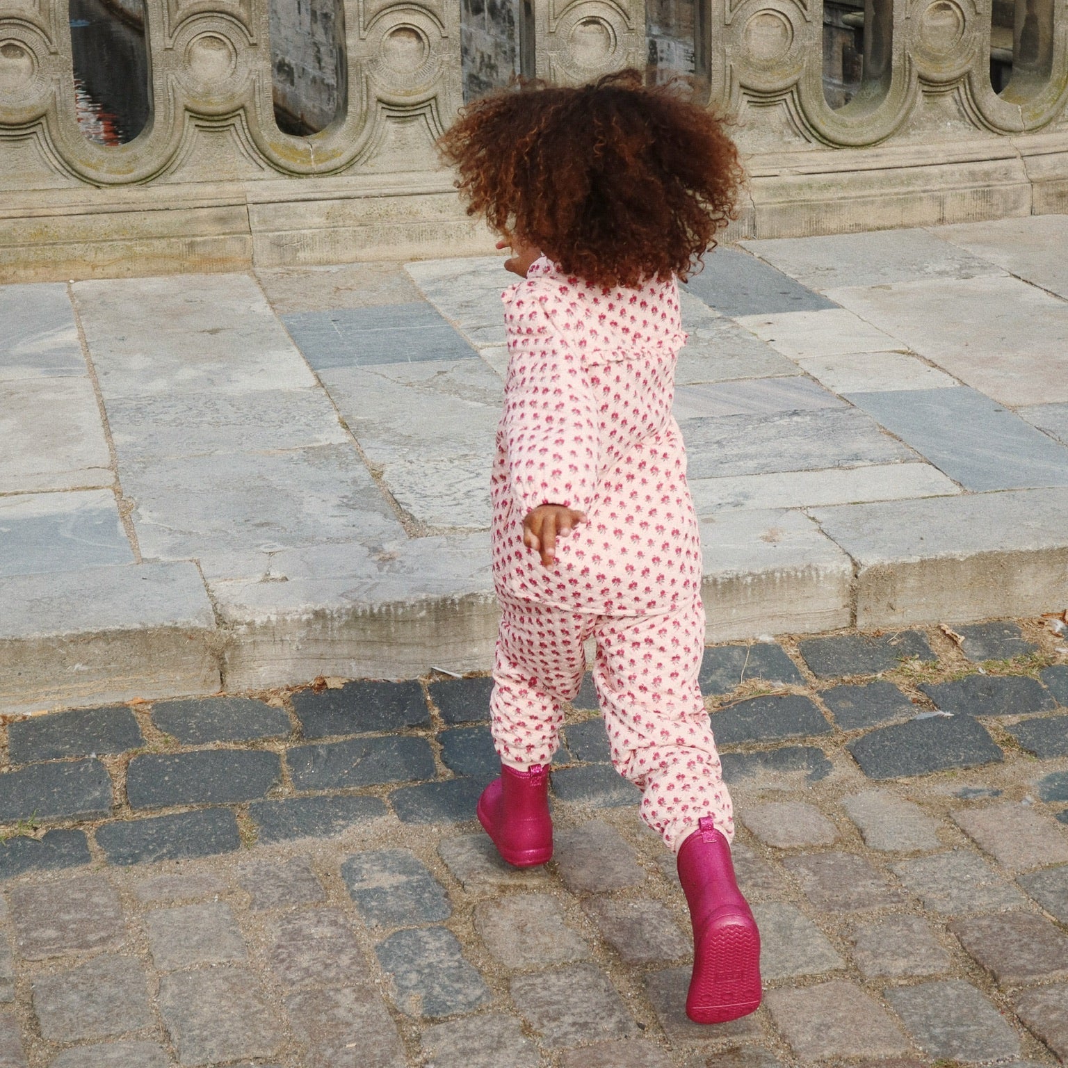 KONGES SLOJD LUC LIGHTWEIGHT GLITTER RAINBOOTS: SANGRIA