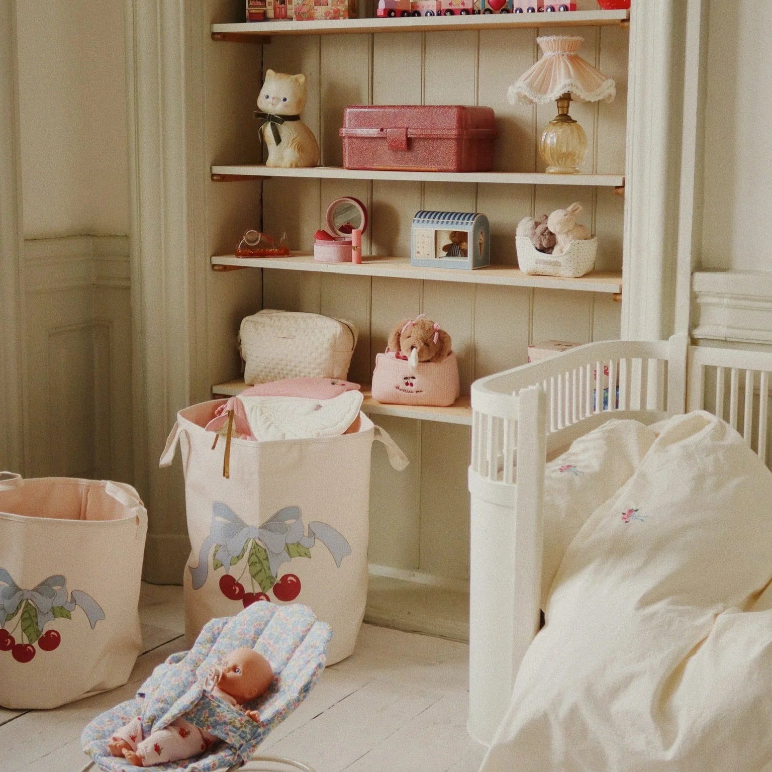 KONGES SLOJD TOY CHERRY STORAGE BAG: SMALL